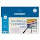 PAPEL AGUARELA BASIK CANSON DIN A3 370 GR PACK DE 6 FOLHAS